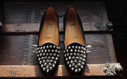 Studded Loafers