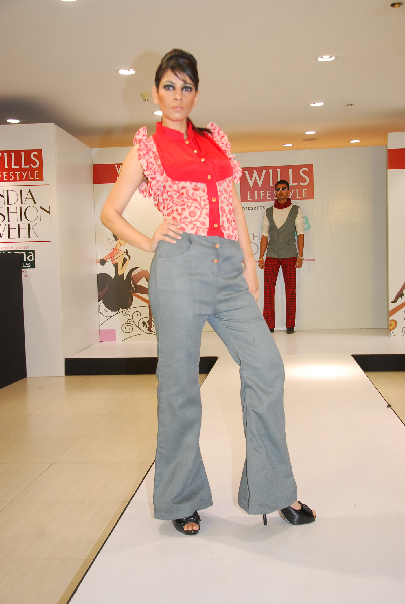 Model at the 7th edition of Wills Lifestyle - The Debut
