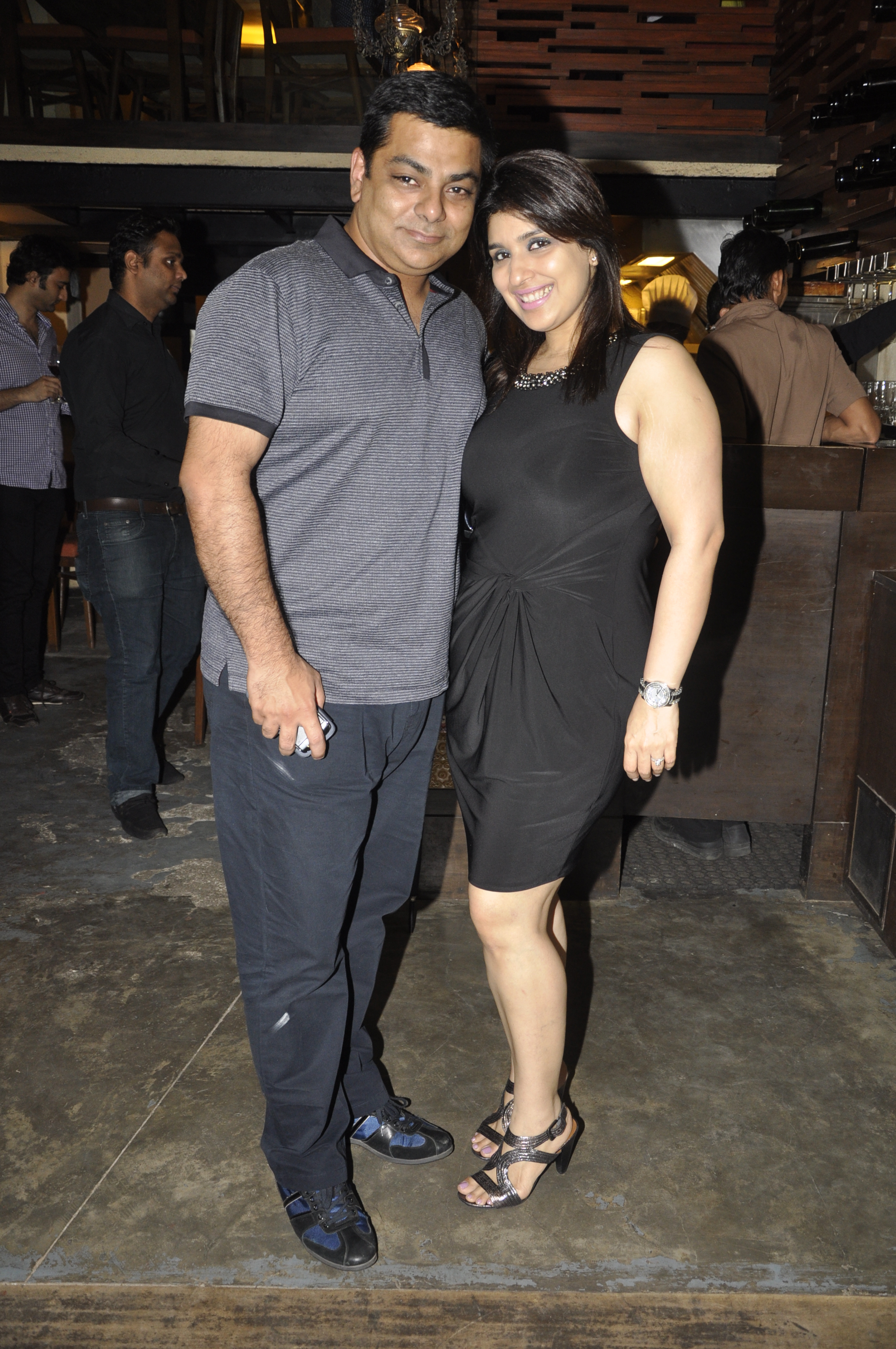 Culinary Expert - Rakhee Vaswani with husband Mahesh Vaswani  
