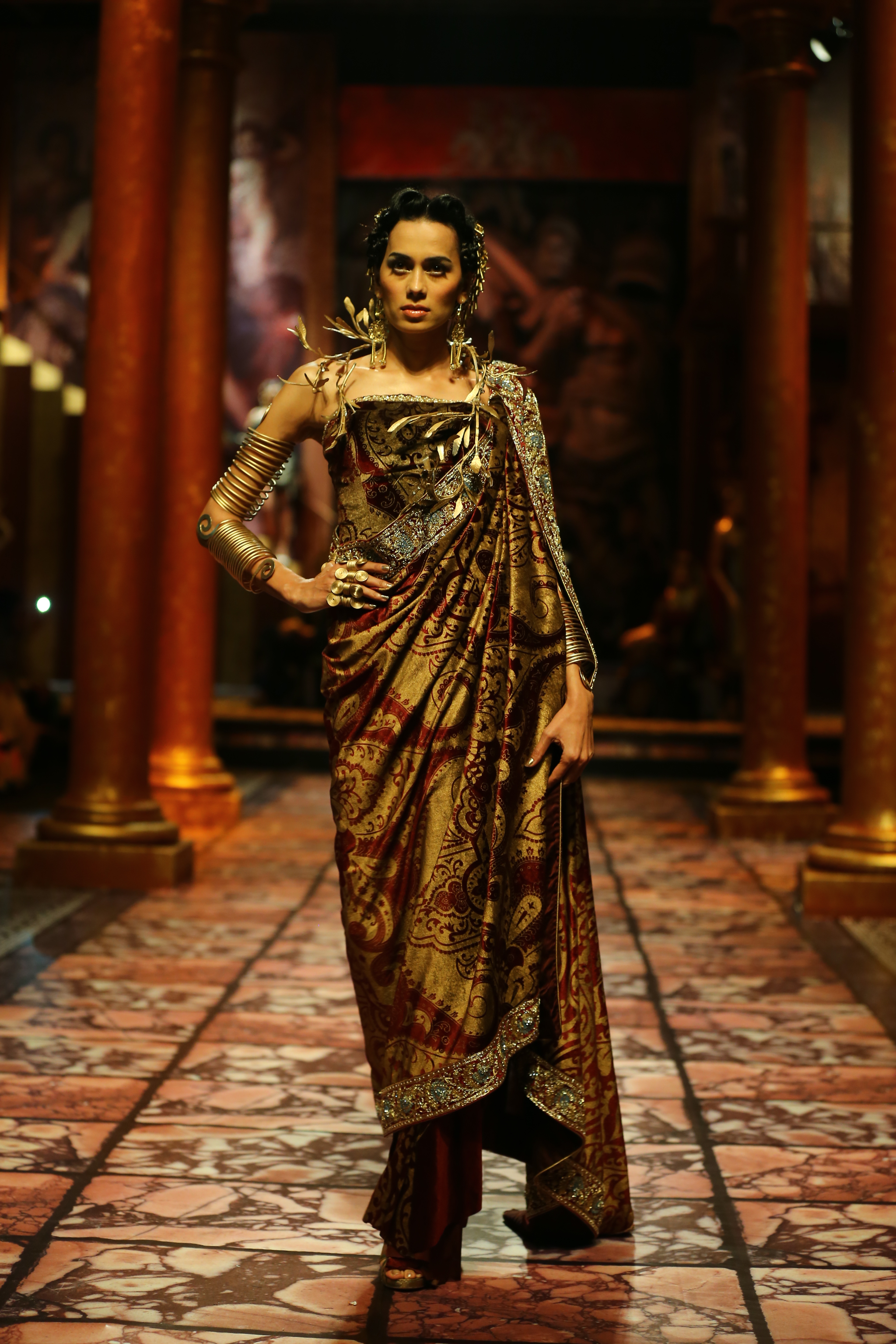 Model seen in  Suneet Varma's Collection