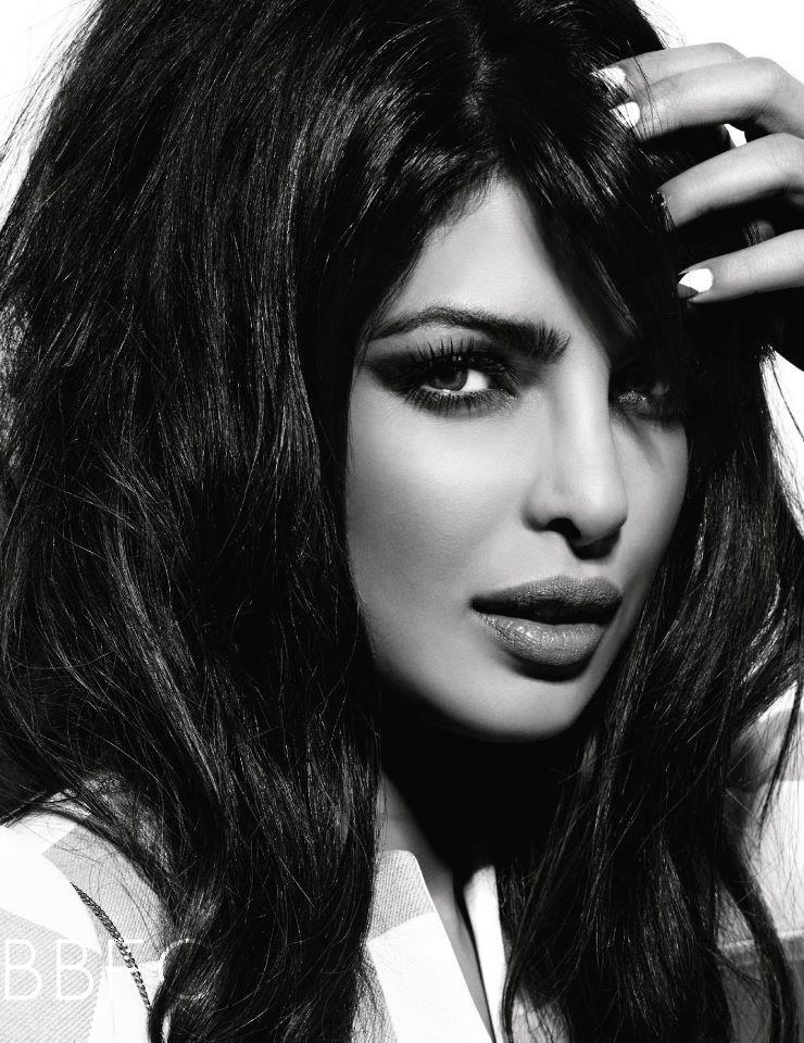 Priyanka Chopra Smokey Eyes Look-photo shoot Vogue India March 2013