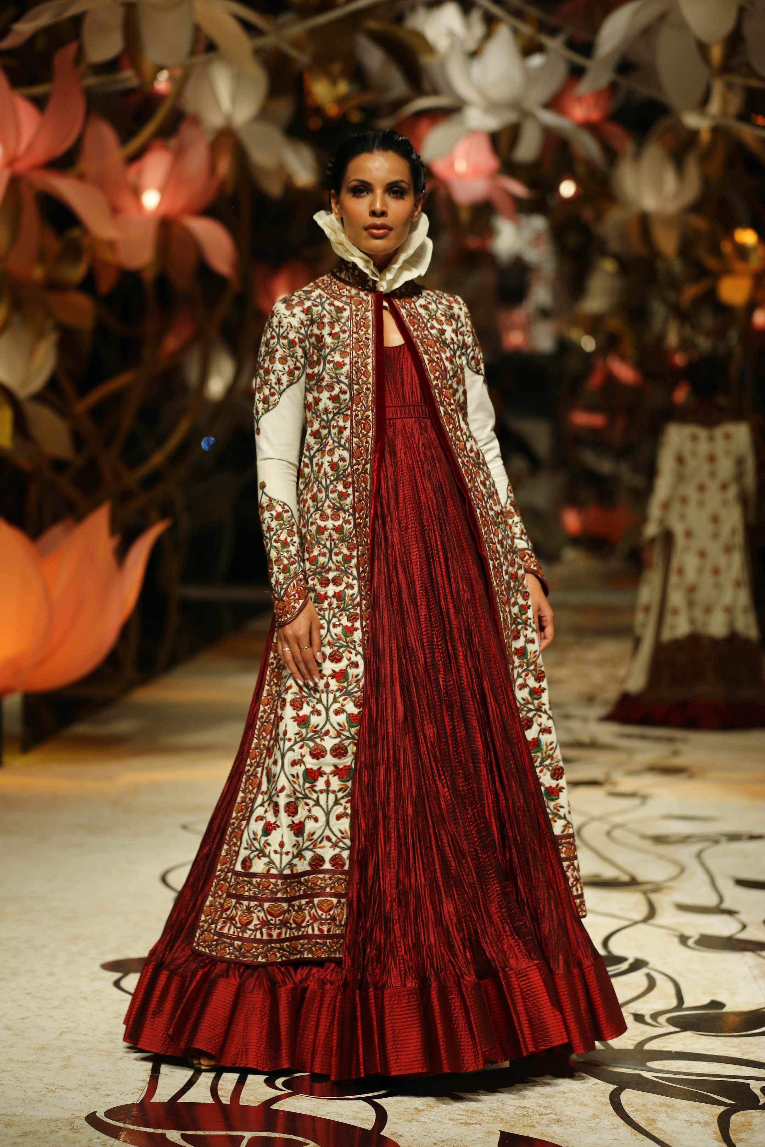 Victorian Collars spotted at Rohit Bal's show at the IBFW