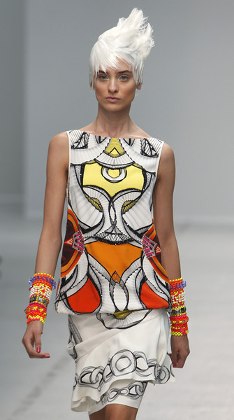 Manish Arora's ready-to-wear Spring-Summer 2014 fashion collection presented in Paris, Thursday, Sept.26, 2013.