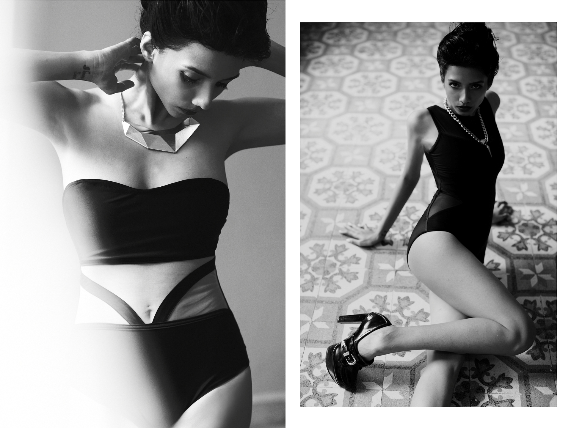 Model Rhea Gupte in Nidhi Munim swimwear for The Beach Company