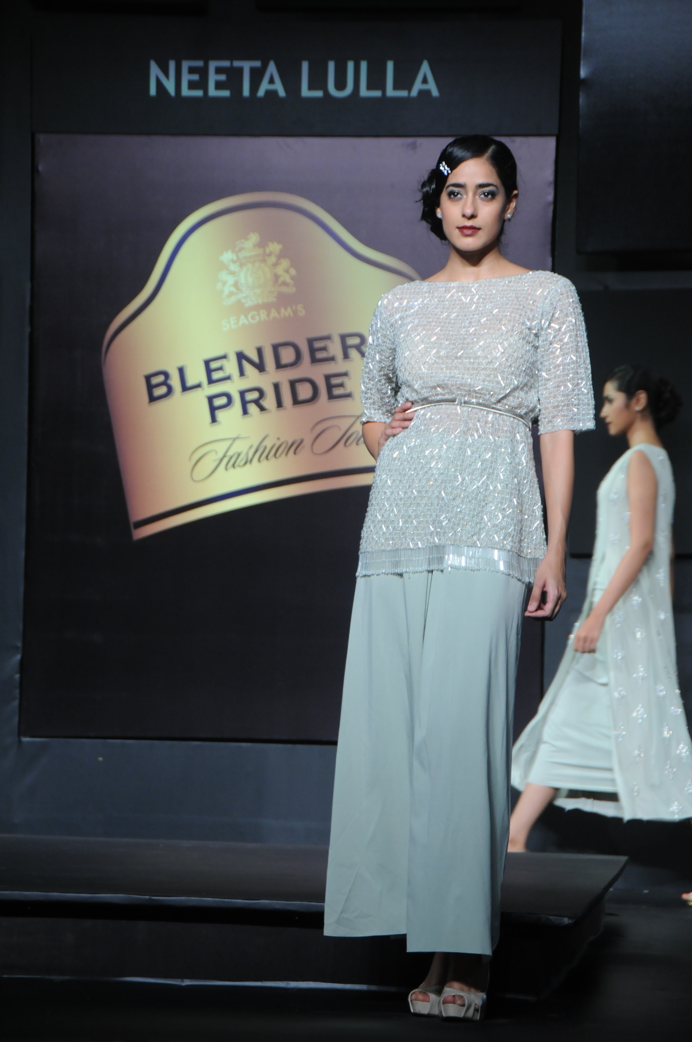 Seen at Blender's Pride Fashion Tour Mumbai - Day 2 - Model in a Neeta Lulla creation (4)