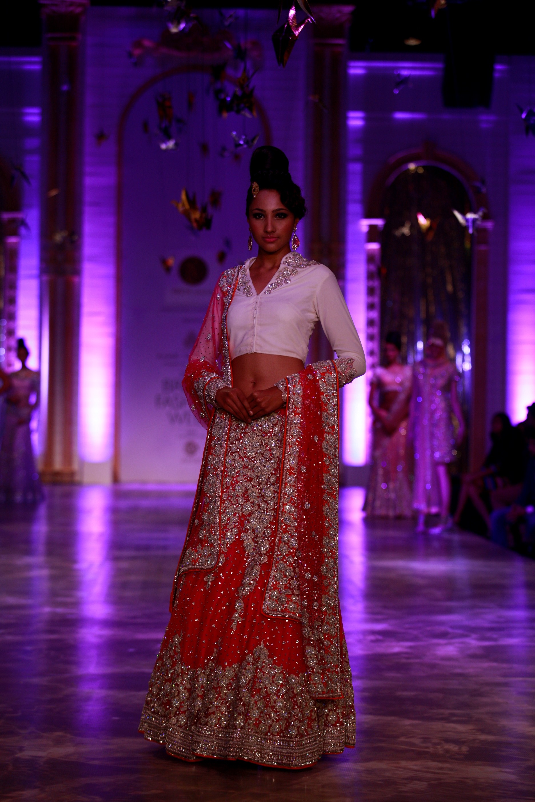 Seen at Aamby Valley India Bridal Fashion Week - Model walking for Neeta Lulla (9)