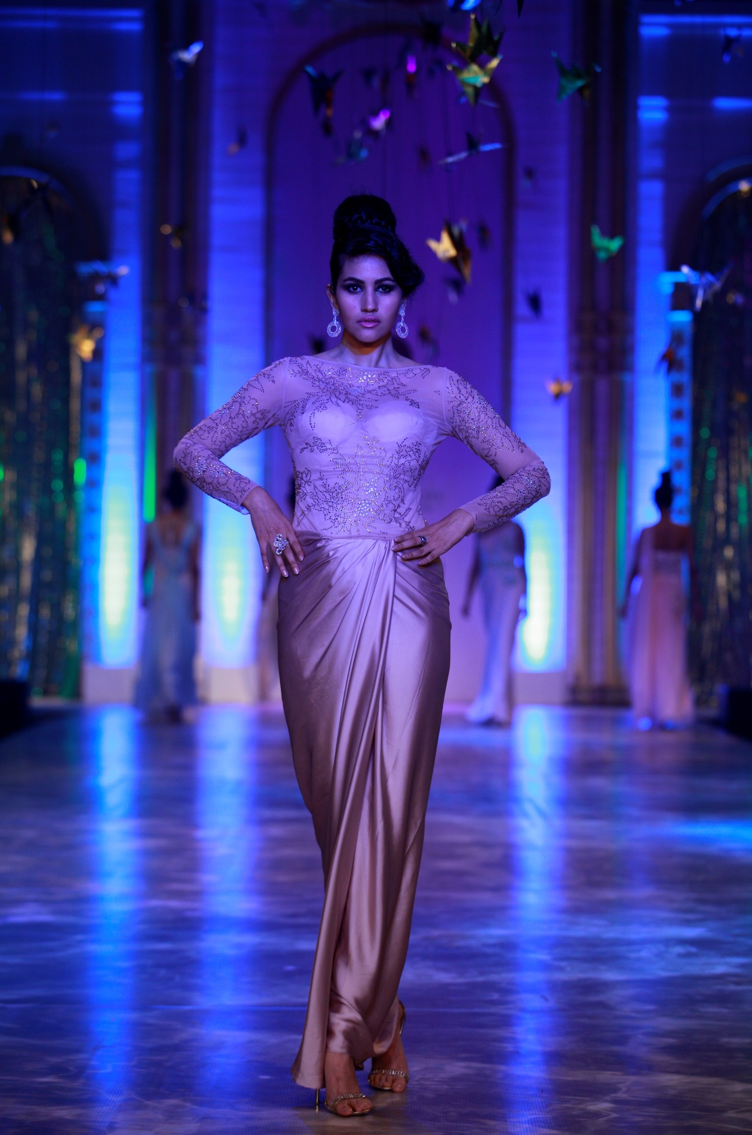 Seen at Aamby Valley India Bridal Fashion Week - Model walking for Neeta Lulla (4)