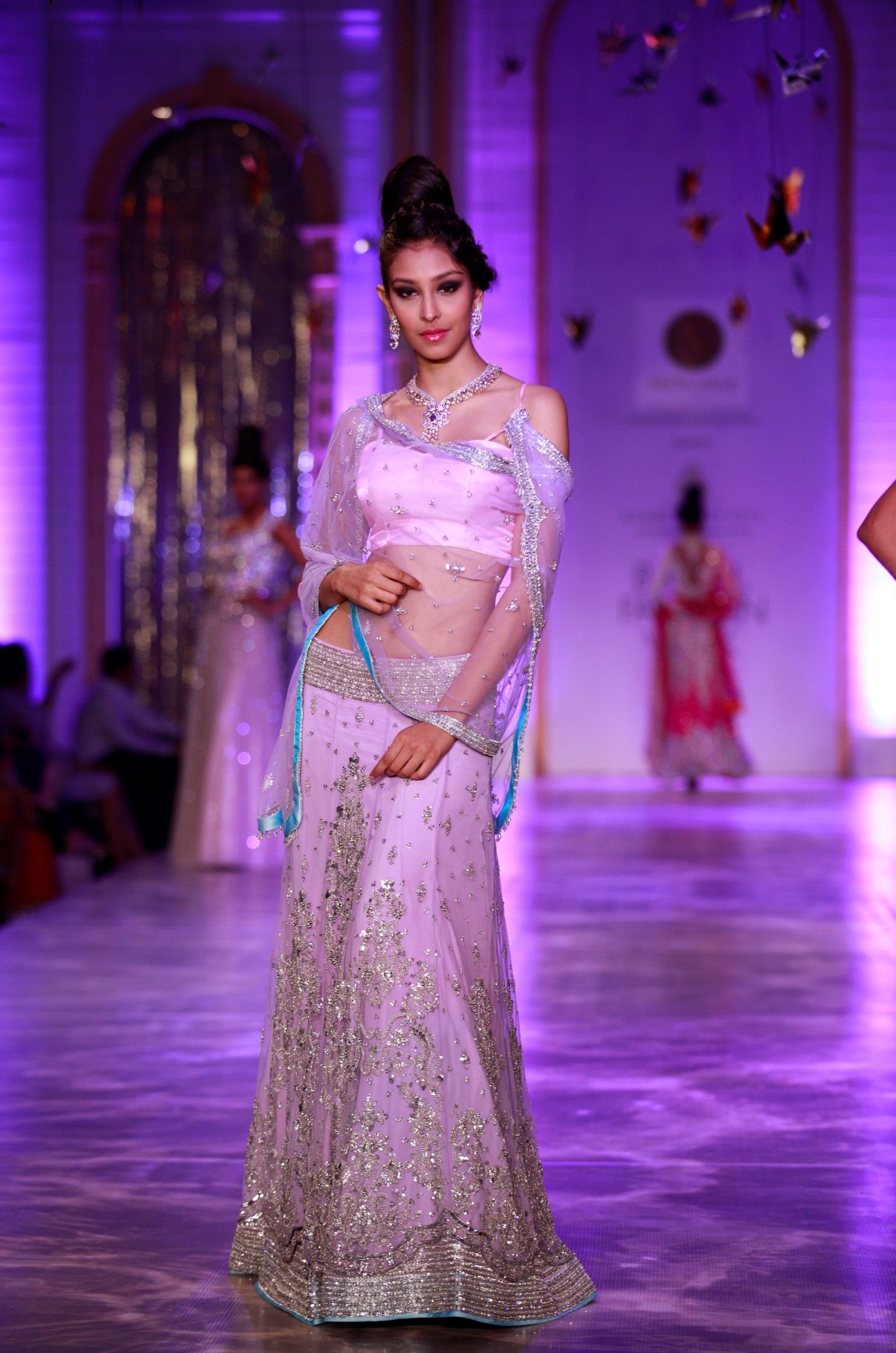 Seen at Aamby Valley India Bridal Fashion Week - Model walking for Neeta Lulla (10)