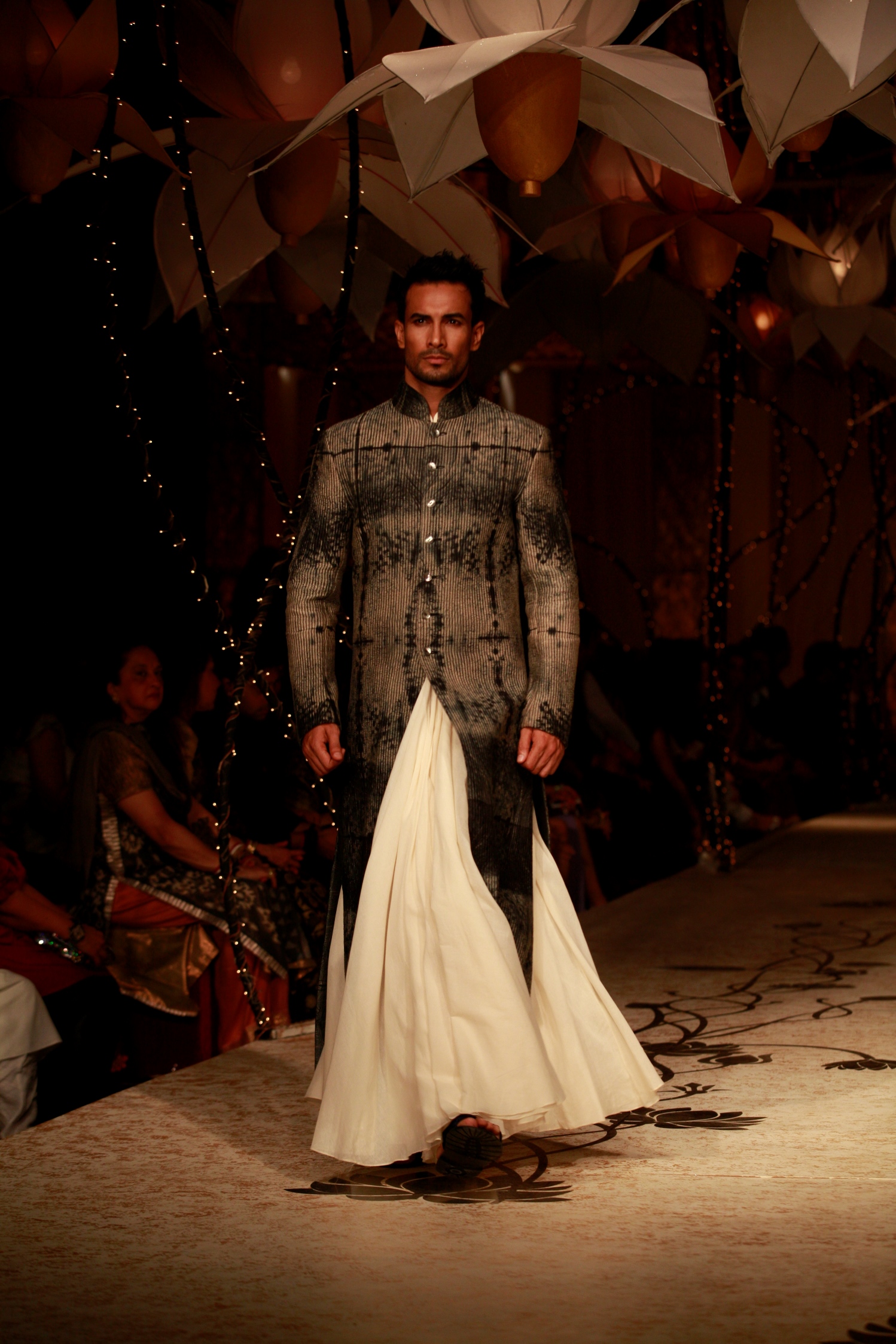 Seen at Aamby Valley India Bridal Fashion Week - Actor and Model Asif Azim walking for Rohit Bal