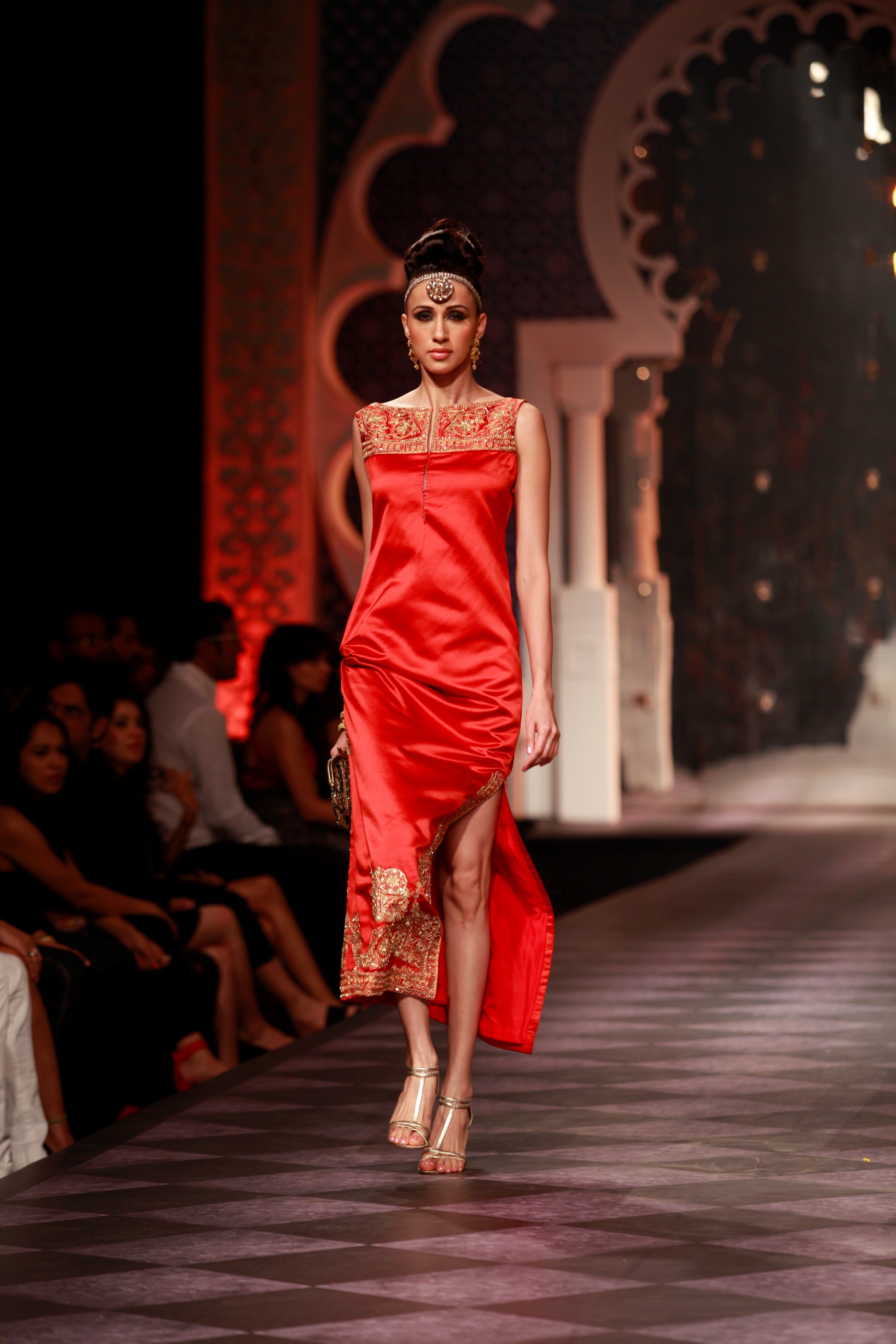 Seen at Aamby Valley India Bridal Fashion Week - Day 3- Model in a Raghavendra Rathore creation 2