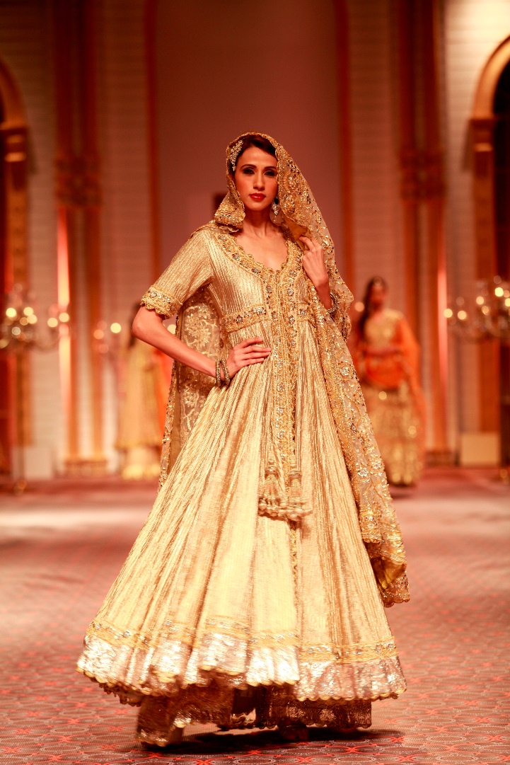 Seen at Aamby Valley India Bridal Fashion Week - Day 5- Alicia Raut walking for Preeti S Kapoor