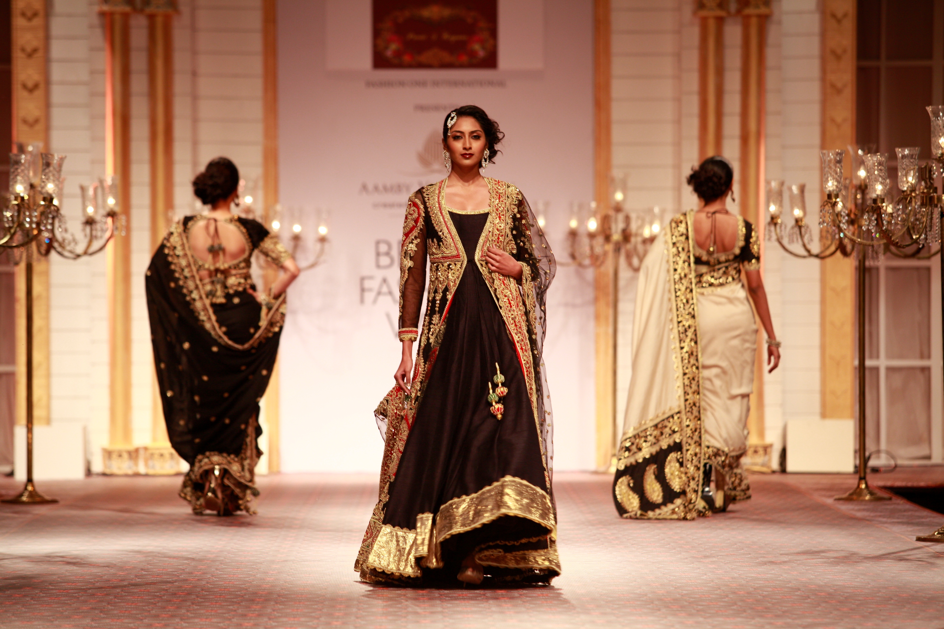 Seen at Aamby Valley India Bridal Fashion Week - Day 5- Model walking for Preeti S Kapoor-1 (15)