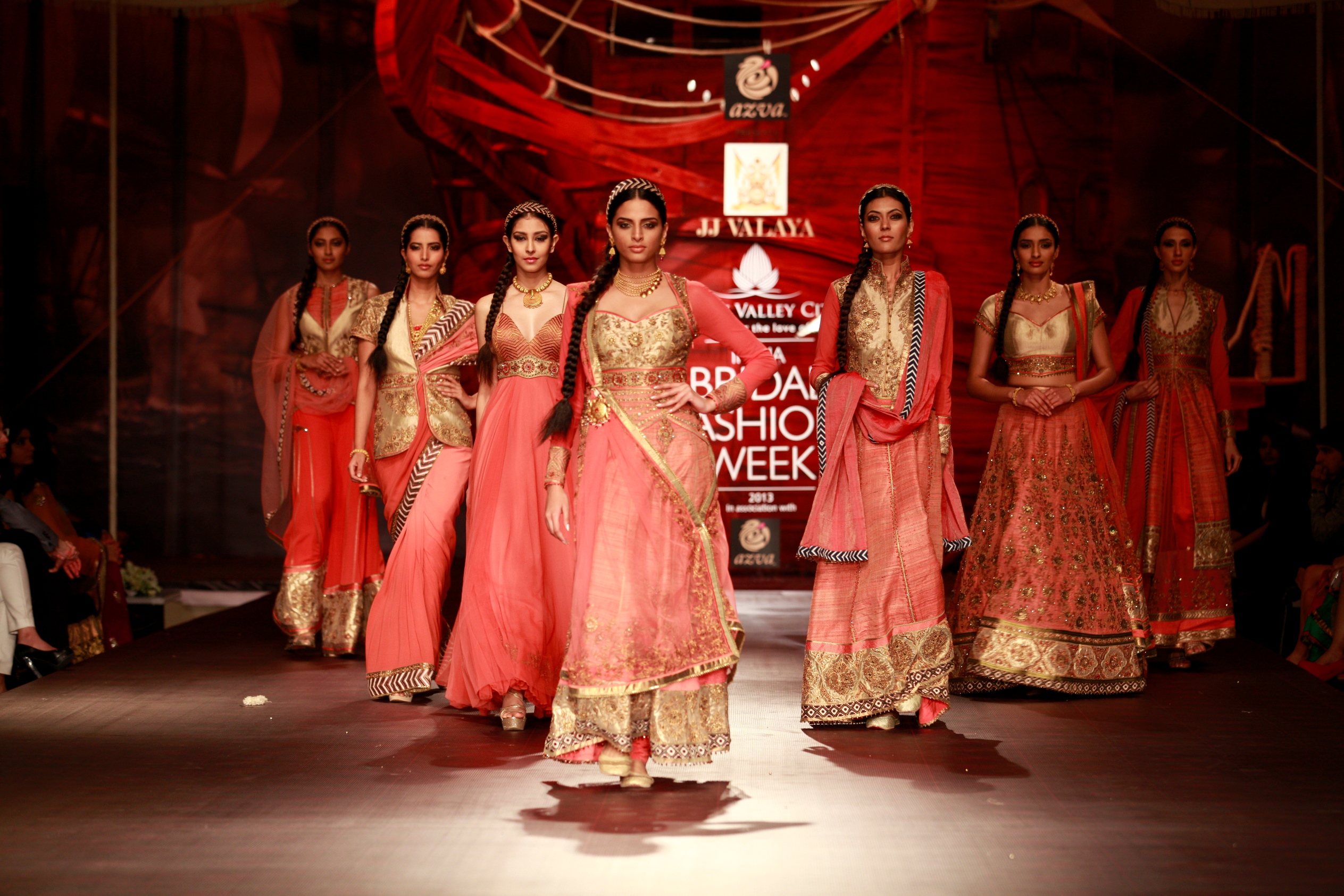 Seen at Aamby Valley India Bridal Fashion Week - Day 5- Models walking for JJ Valaya (3)