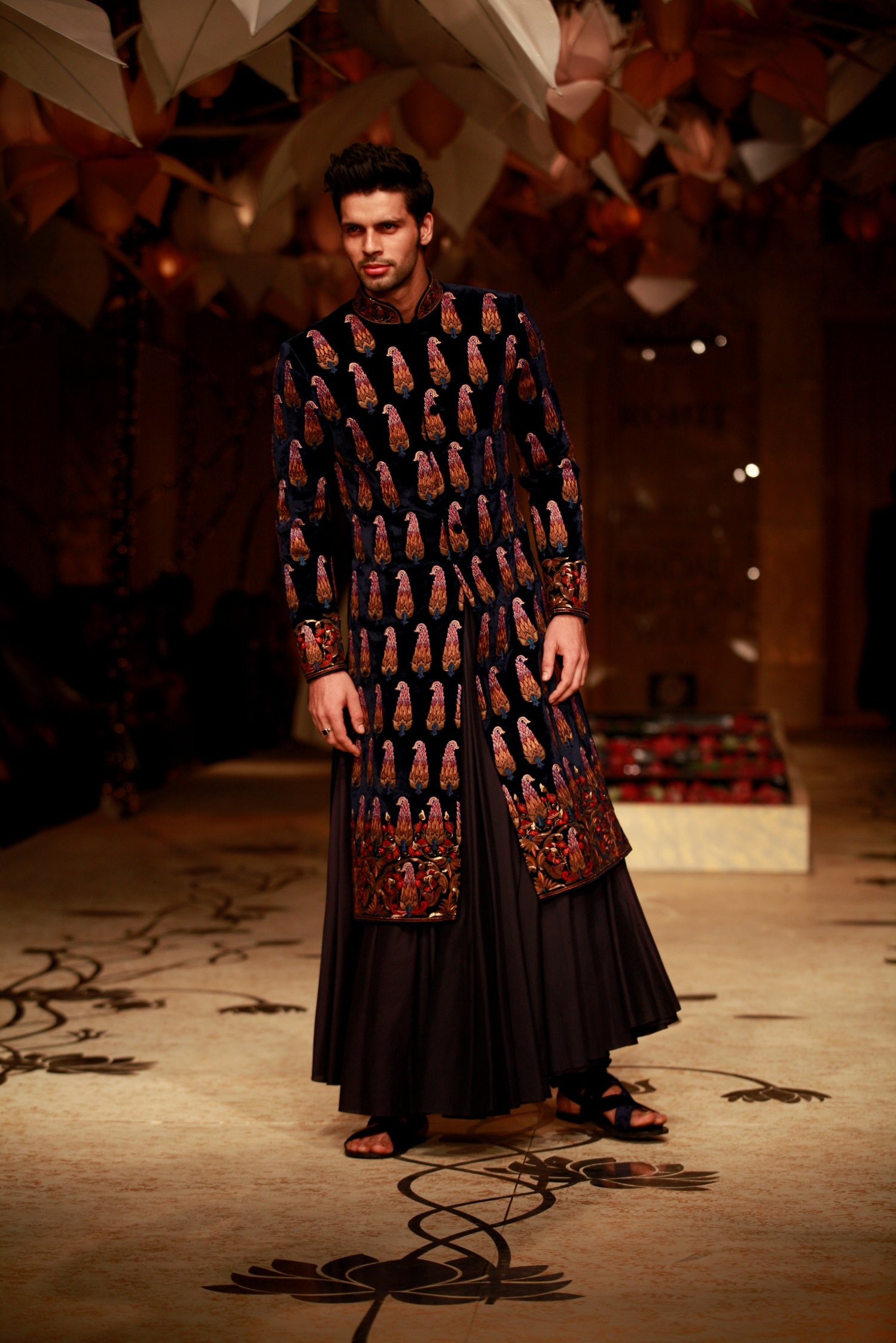 Seen at Aamby Valley India Bridal Fashion Week - Model walking for Rohit Bal (10)
