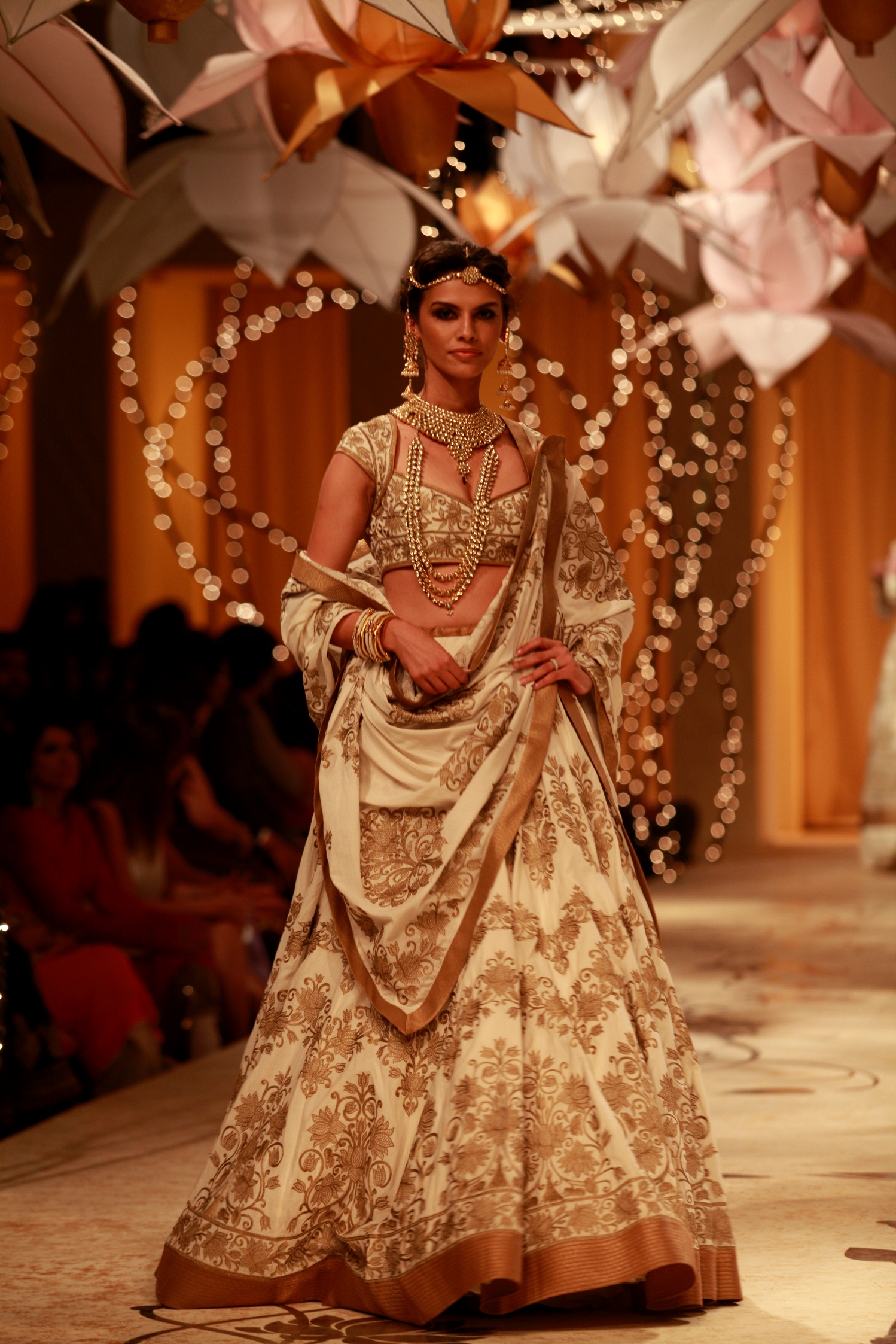 Seen at Aamby Valley India Bridal Fashion Week - Model walking for Rohit Bal (11)