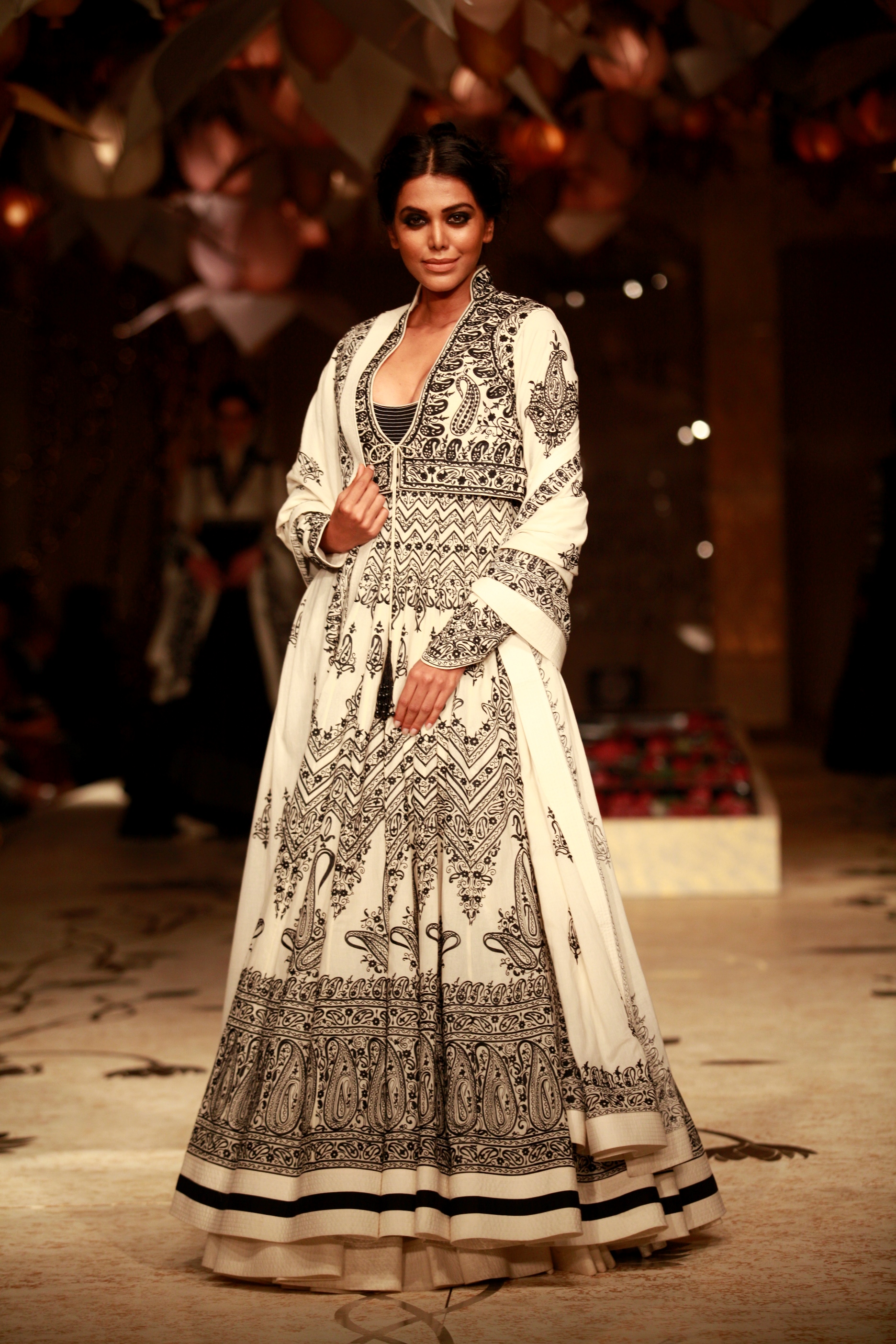 Seen at Aamby Valley India Bridal Fashion Week - Model walking for Rohit Bal (2)