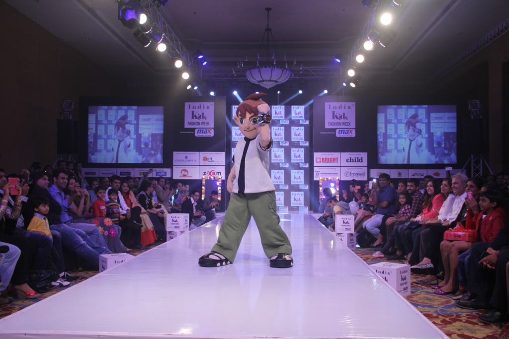 Cartoon Network's super alien Ben10 walks the ramp at India Kids Fashion Week