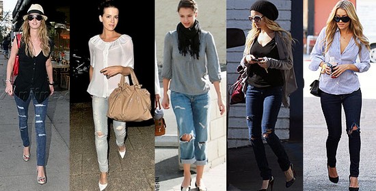 Ripped Jeans- Celebstyle