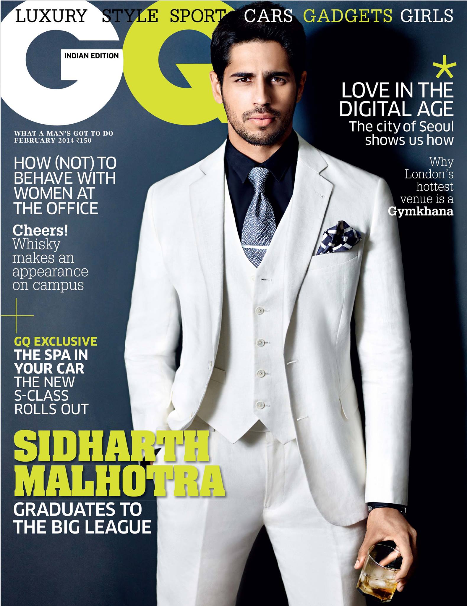Siddharth Malhotra in Brooks Brothers Suit - GQ  India Feb Cover