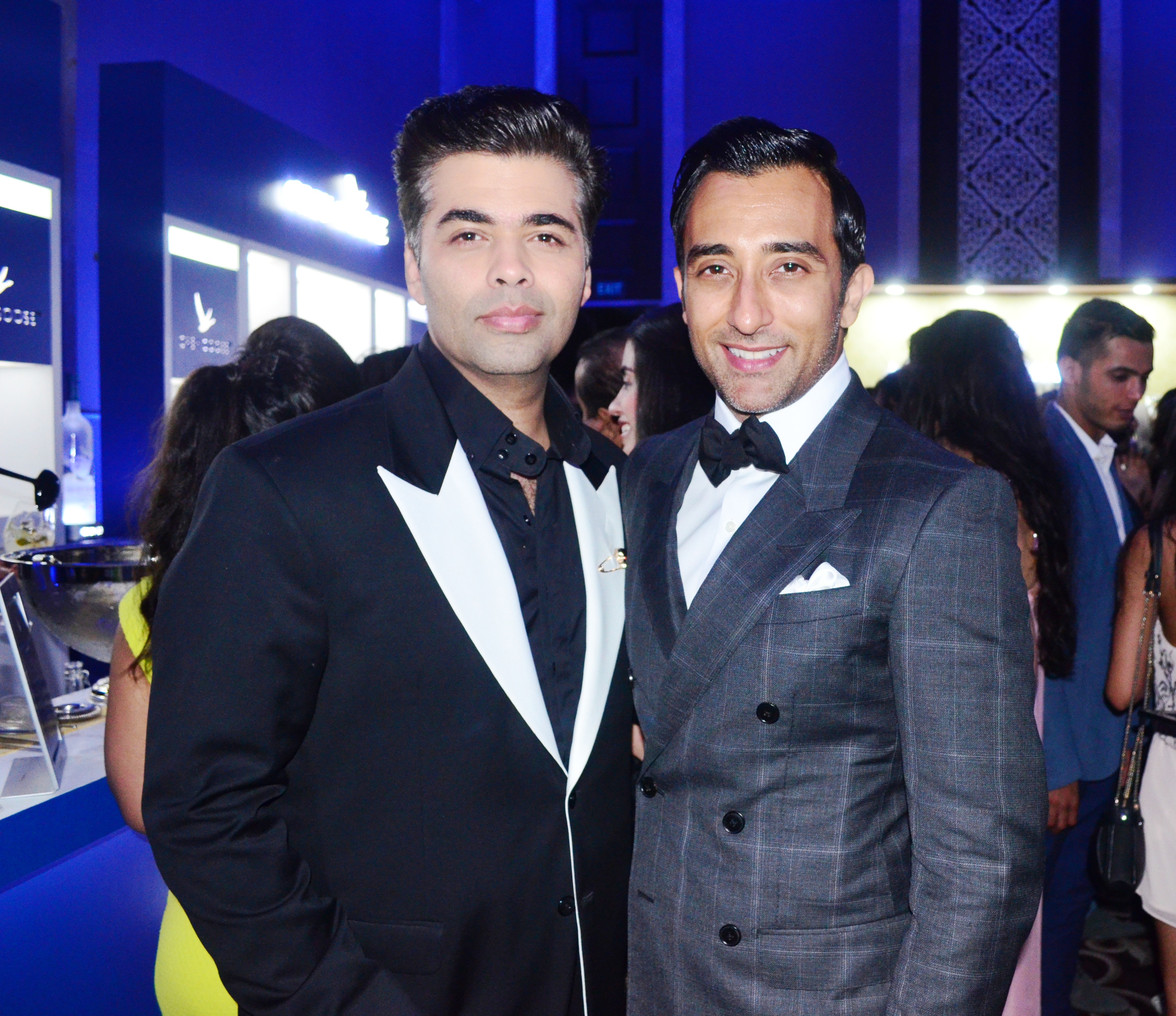 Karan Johar with Rahul Khanna at the GQ Best Dressed Men 2014