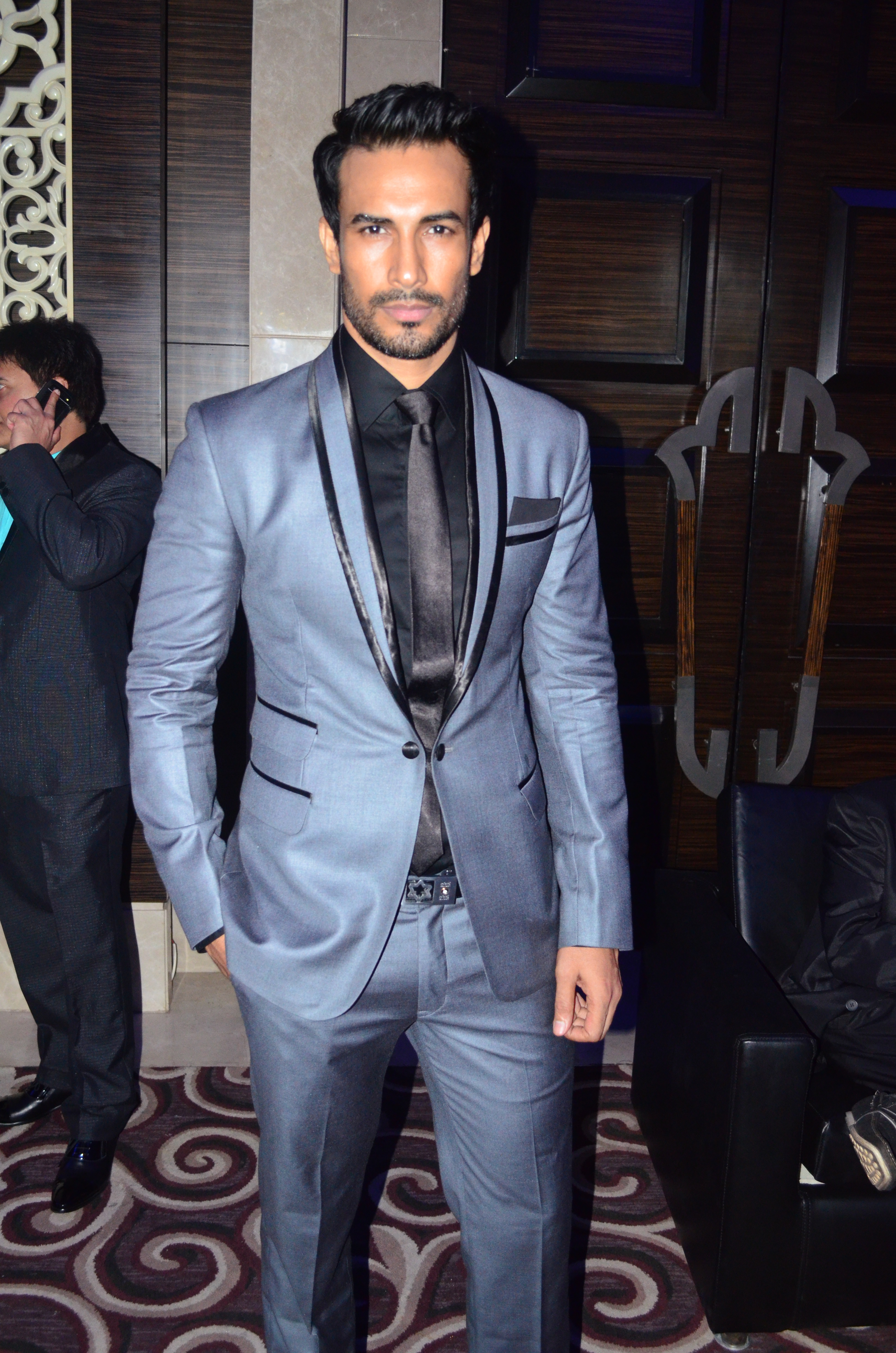Model Asif Azim at the GQ Best Dressed Men 2014