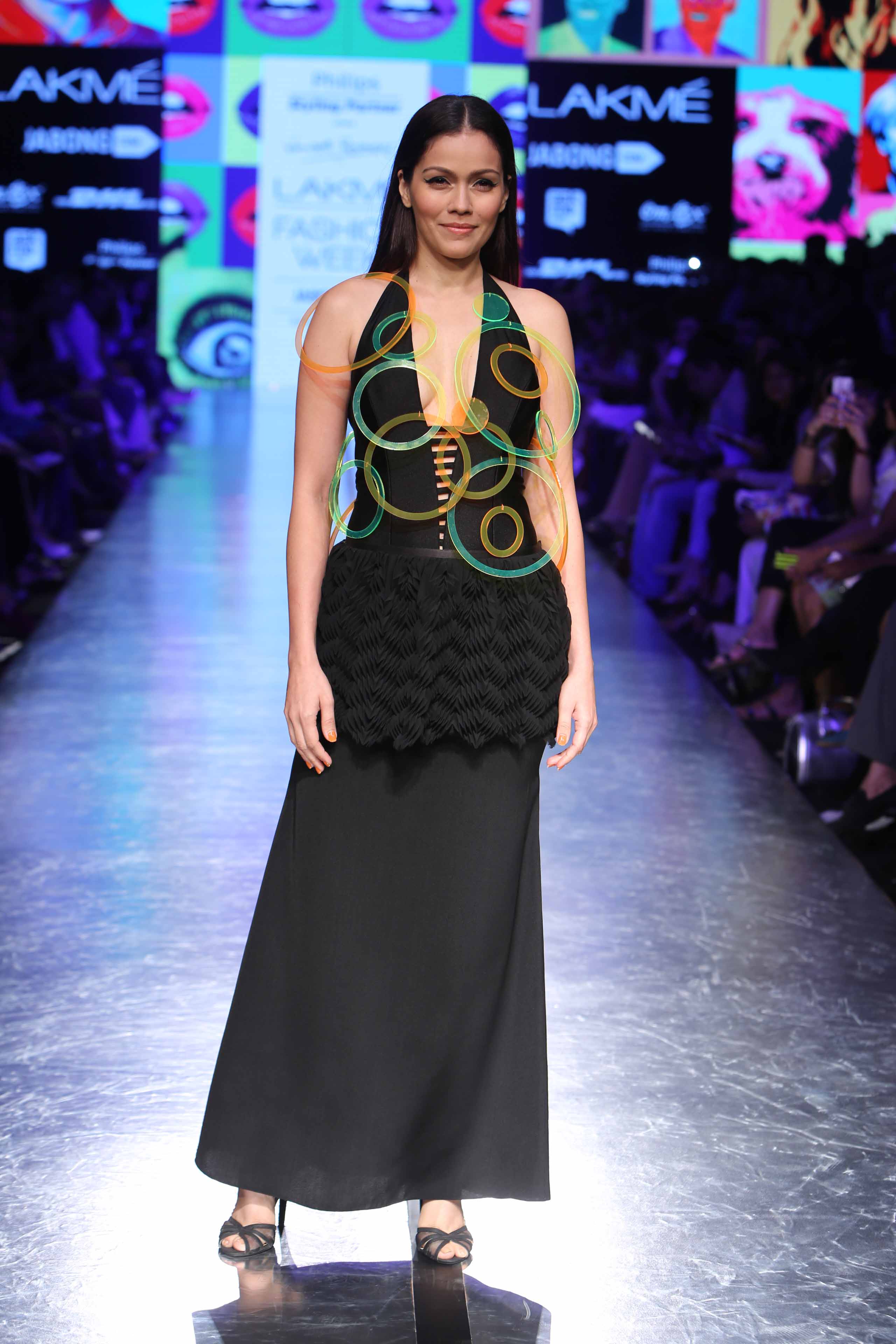 Show stopper, Waluscha Wendell Rodricks presented Popology for Philips 2015' at Lakme Fashion Week