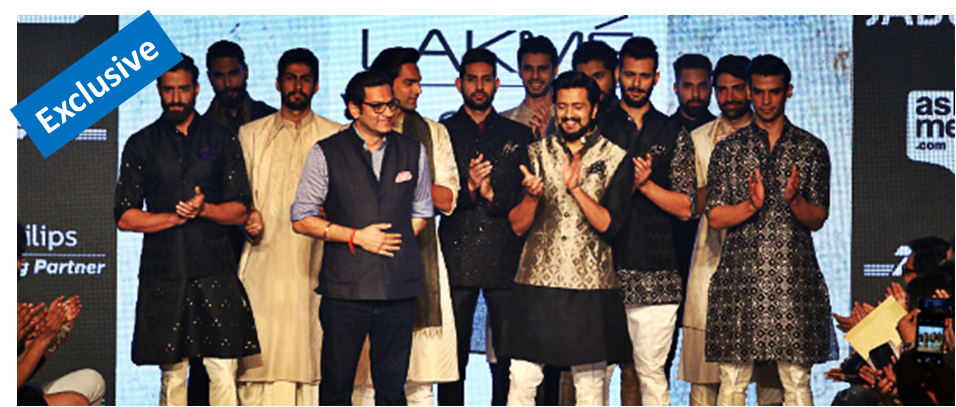 Designer Raghavendra Rathore at the LFW Summer Resort / unveils his new label Imperial India Company - ready to wear